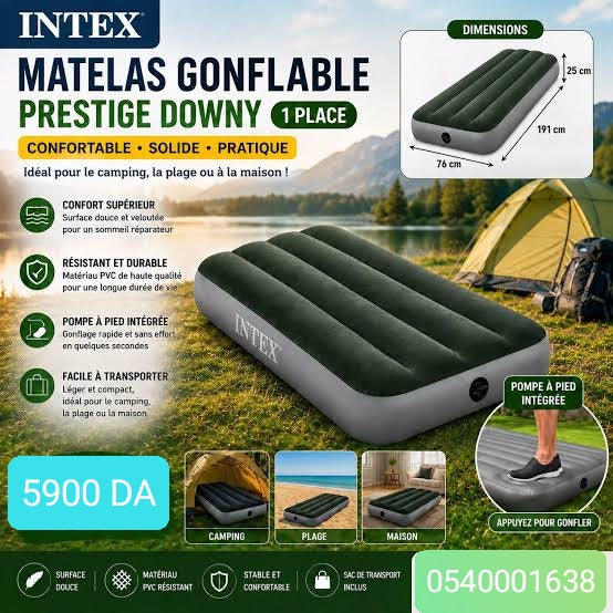 Matelas intex avec pompe intégré